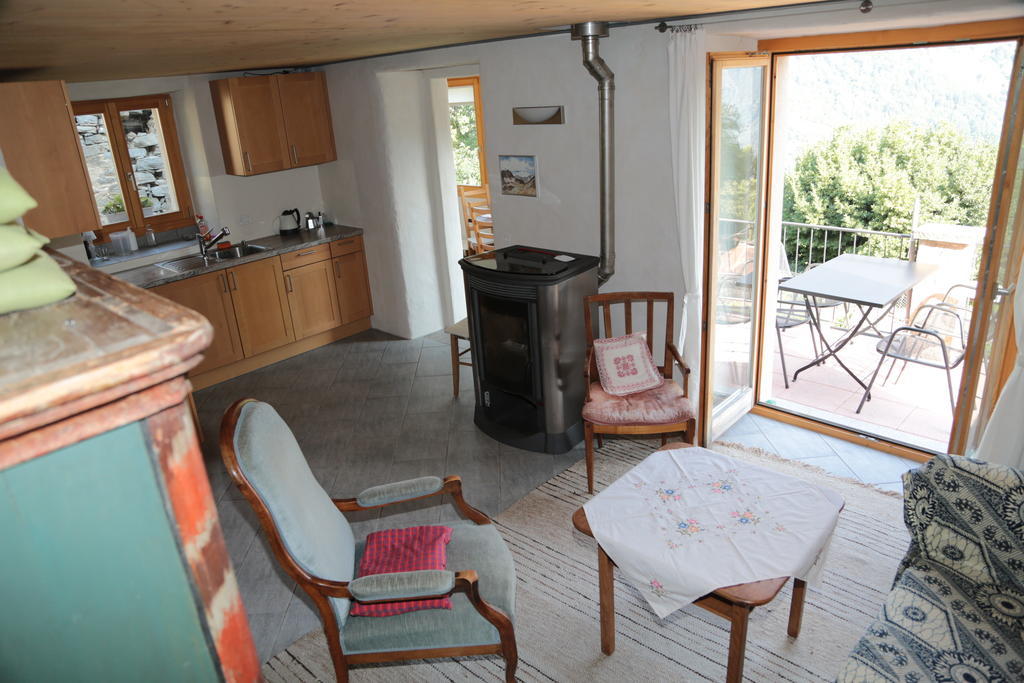 Apartmán Casa Flora Verdabbio Exteriér fotografie